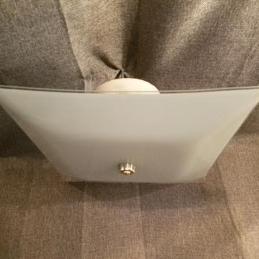 Vintage Semi Flush 2 Bulb Ceiling Light H5 x W11.75 x D11.75