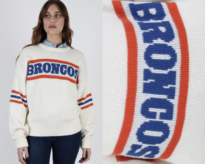 Cliff Engle Denver Broncos Sweater / Vintage 80s John Elway Sweater /, American Archive