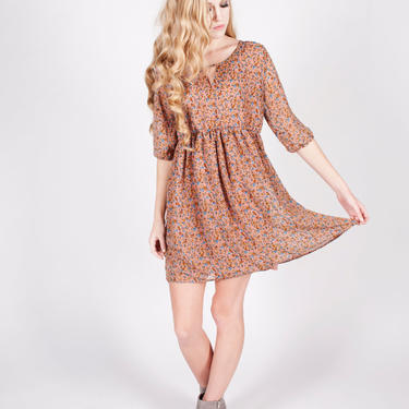 Vintage 1990s Pink Floral Ba