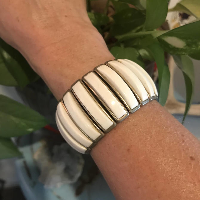 60s GeometricBar Design だるい Bracelet vintage
