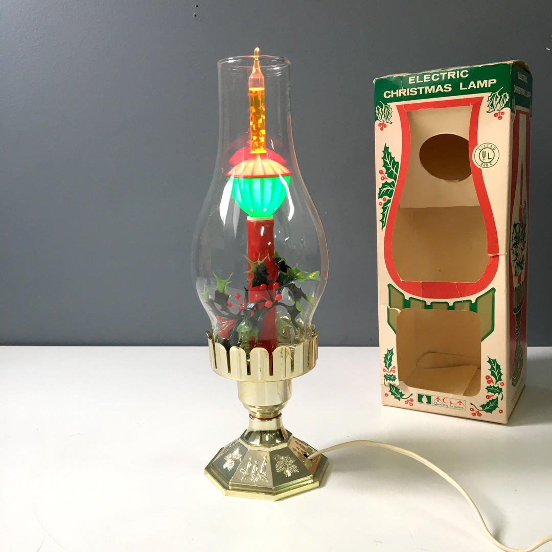 Electric Christmas Lamp ACLA Cat. No. 15 vintage 1960s NextStage