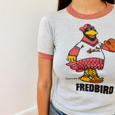 Vintage St. Louis Cardinals MLB Fredbird Red T-shirt Small