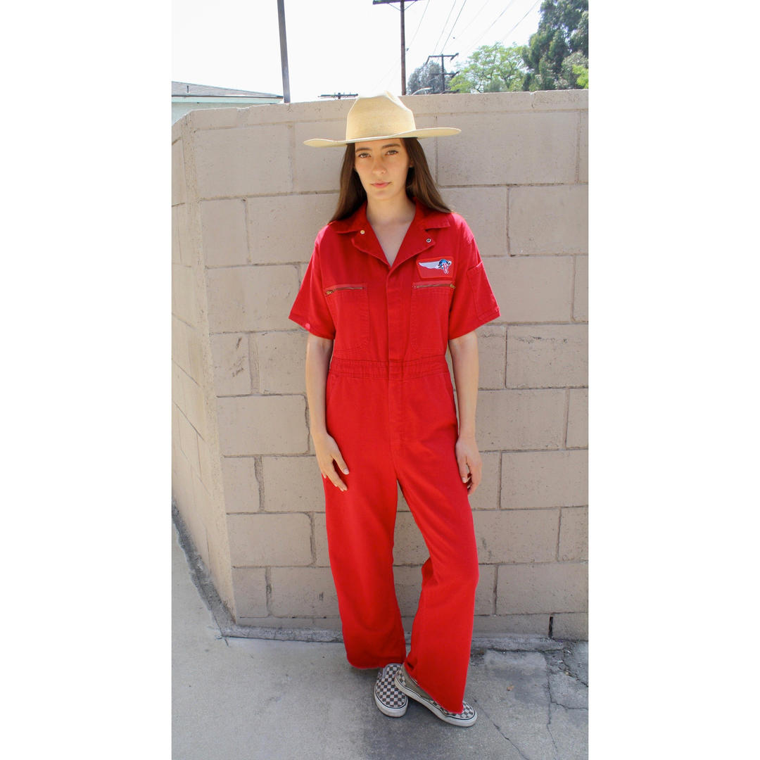 Halliburton Coveralls // vintage 70s 80s denim jumpsuit overalls boho