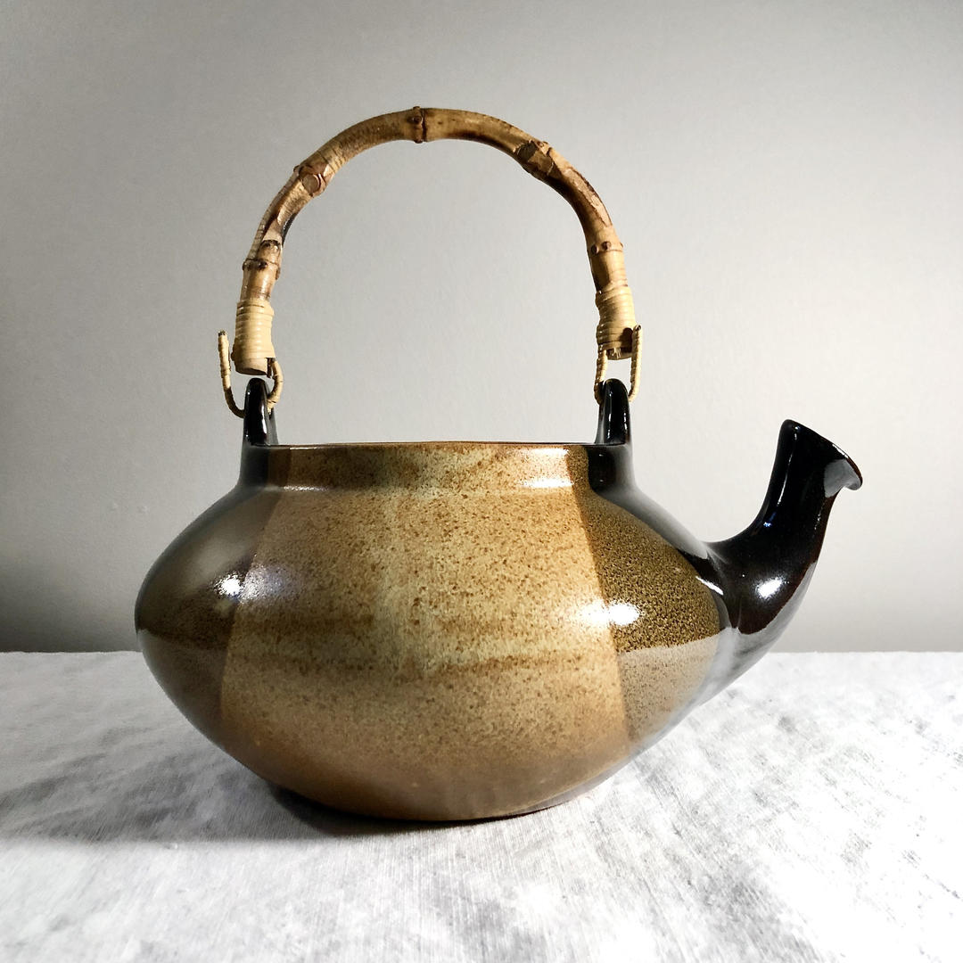 Franciscan Metropolitan Teapot Grey Mid Century Modern Teapot