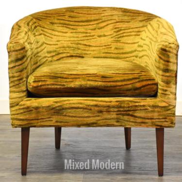 Paul McCobb Style Barrel Lounge Chair 