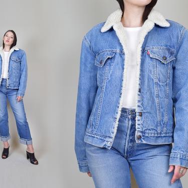 Vintage Levi's Sherpa Jacket | Levi's Sherpa Denim Jacket 