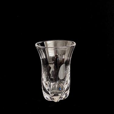 Vintage 7.5&quot; Tall Fine Orrefors of Sweden Crystal Art Glass Vase Edward Hald Design #1598 / 421 Scandinavian Glass 