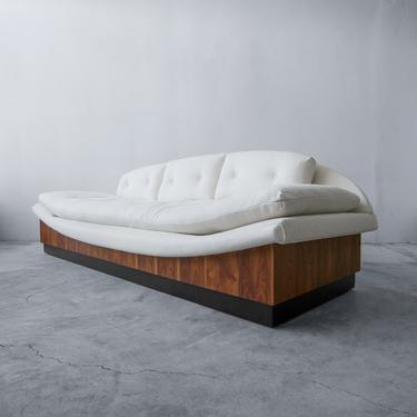 Mid Century Platform Gondola Sofa by Adrian Pearsall 