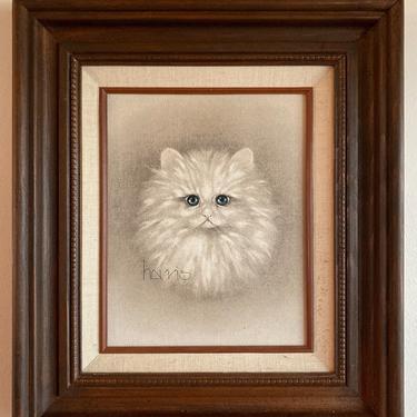 The Best Vintage Cat Painting Ever