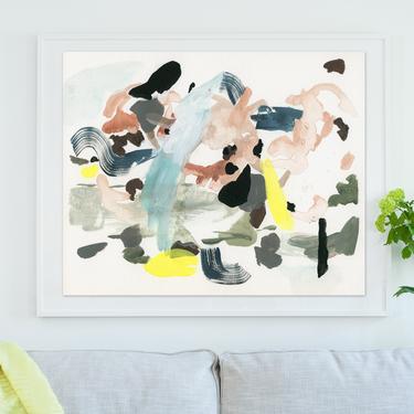 The Companion . extra large wall art . horizontal giclee art print available in all sizes 