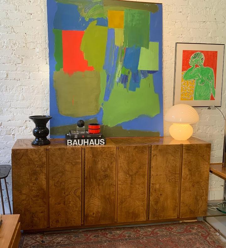 Vintage Credenza by American of Martinsville in Burlwood