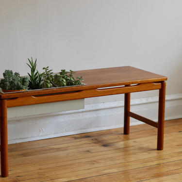 Mid-Century Modern Scandinavian Planter + Coffee Table 