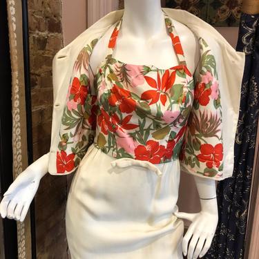 Two-Piece Perfection! Floral & White by OliveandOlafs