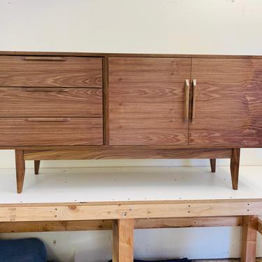 NEW Hand Built Mid Century Style Buffet / Credenza. 67