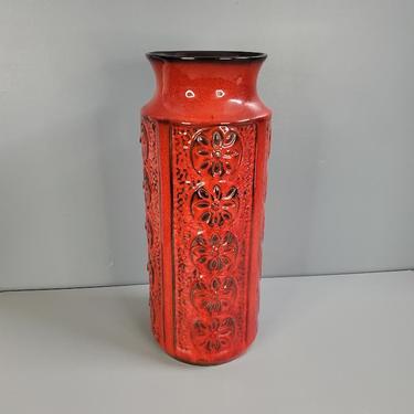 Tall West German Pottery Vase 973-45 