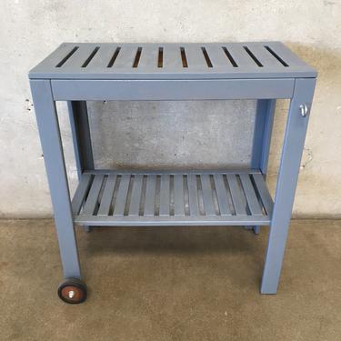 Upcycled Rolling Cart In Sandstone Grey