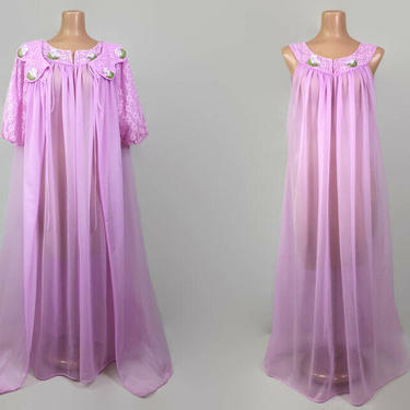 Peignoir Set, Nightgown and Robe