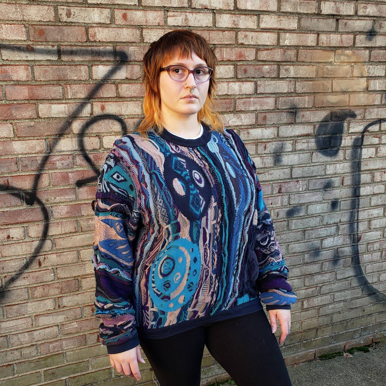 90'sビンテージ/COOGI Blues-Front Zip Knit Pick!! Vintage 90s Coogi