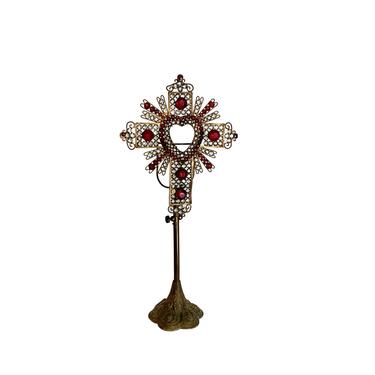 Antique Church Monstrance Reliquary 