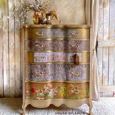Cream and Gold French Country Dresser | Boho French | House of Aalia -  Atlanta, GA | ATTIC