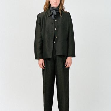 Brown Linen Suit