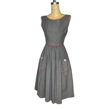 1950s reversible dress 