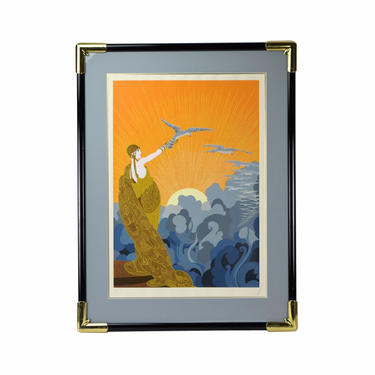 Erté &amp;quot;Wings of Victory&amp;quot; Art Deco Serigraph Signed Artist’s Proof 