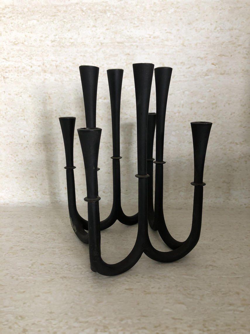 Dansk Iron Candle Holder By Jens Quistgaard Modern Design 20 San
