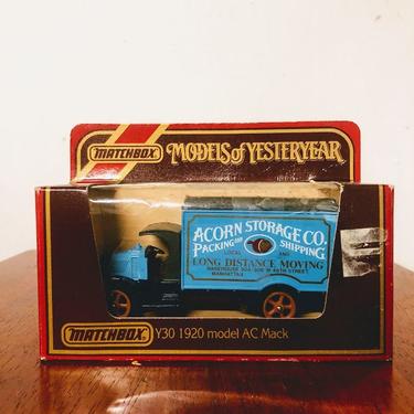 Vintage 1984 Matchbox Models of Yesteryear Y30 1920 Model AC Mack Acorn ...