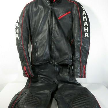 Yamaha leather sale snowmobile suit