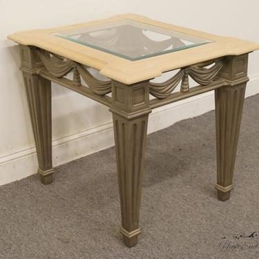 Stanley Furniture European Heritage Collection 24" Glass Topped End Table 664-25-09 