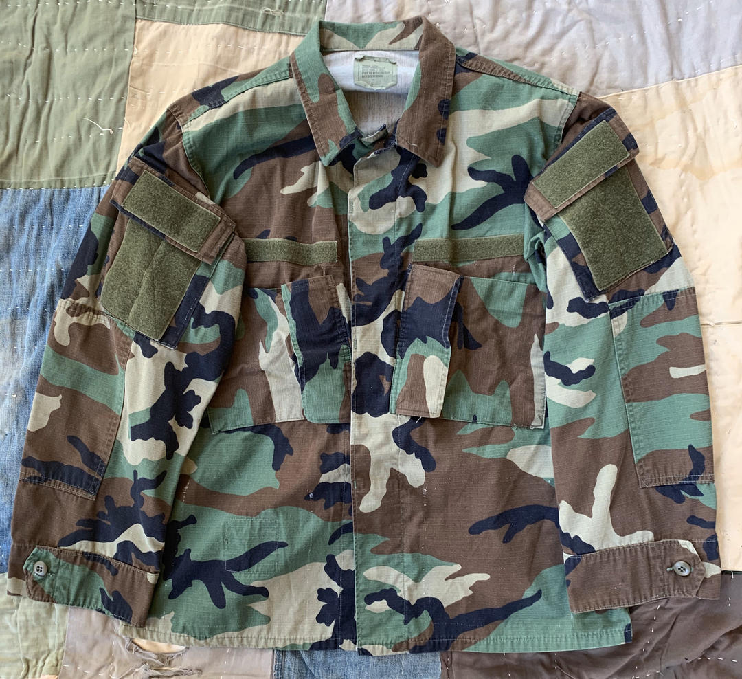 KILLER 80s/90s Modified Woodland BDU Jacket Medium Short Army | No ...