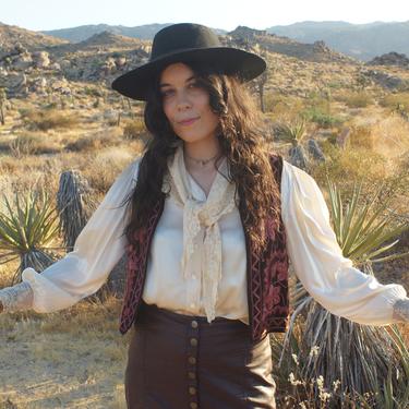 Vintage 70s 80s Ralph Lauren Silk Lace Blouse Top ~ Button up ~ Romantic Prairie Folk by InAFeverDream