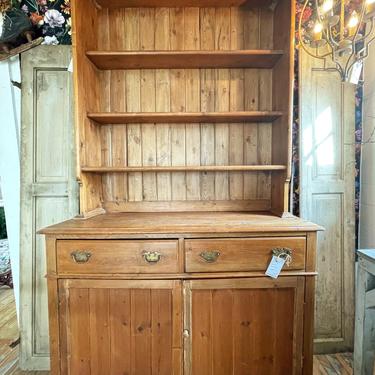 Antique Pine Hutch