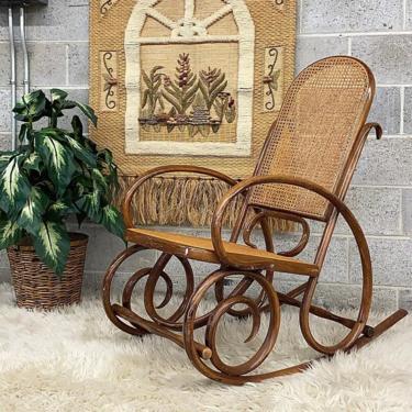 LOCAL PICKUP ONLY ———— Vintage Bentwood Rocking Chair 