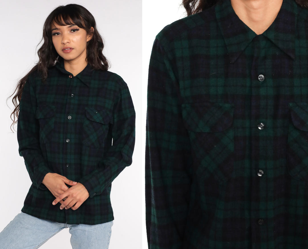 Vintage Pendleton Wool Shirt Medium | Double Double Vintage