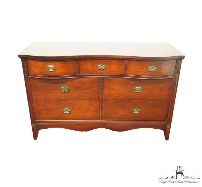 HUNTLEY FURNITURE Mahogany Duncan Phyfe Style Traditional 54" Double Dresser High End Used