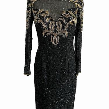 Oleg Cassini Black Tie Cocktail Dress | Instant Vintage 78 - Washington, DC  | ATTIC