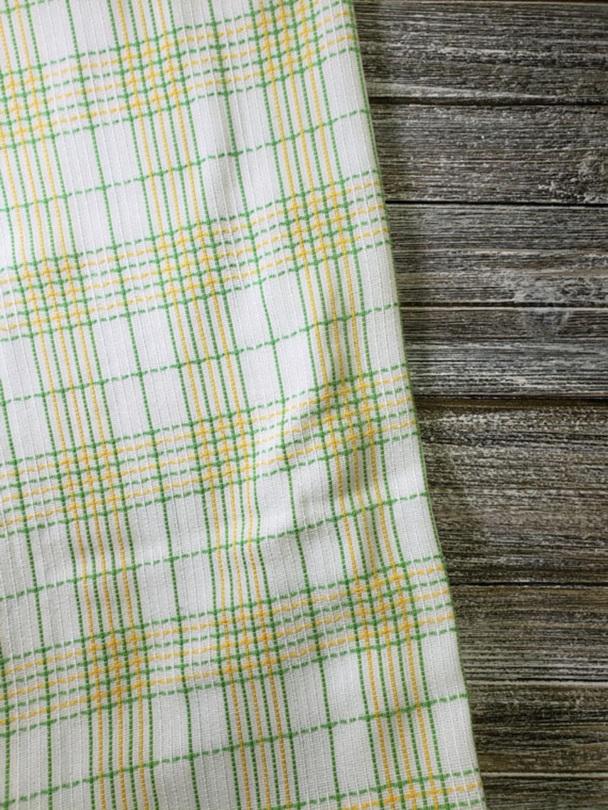 Vintage 1960s Plaid Curtains Vintage Sears Curtains 2 Mid