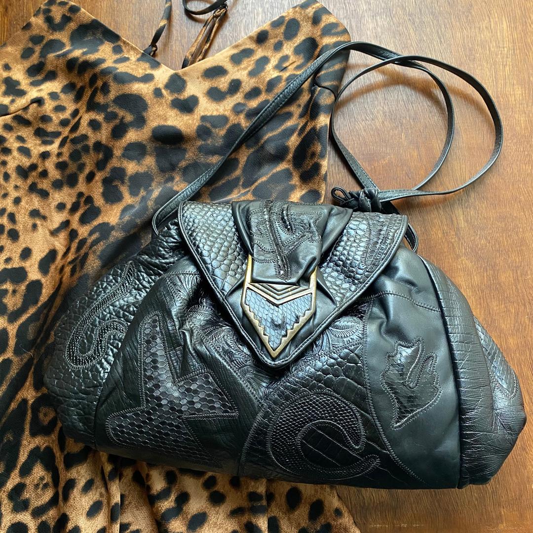バッグ Vintage Shiny leather bag Michelangelo shiny leather bag | Michelangelo 1960