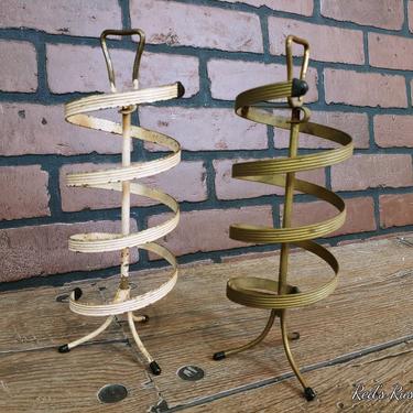 Vintage Mid Century Clip On Earring Spinning Rotating Holder 