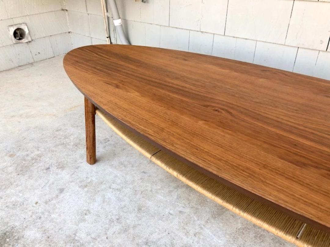 Midcentury Inspired Surfboard Table by Ikea Off Main Baltimore, MD