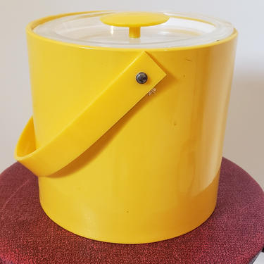 86987929 - YELLOW ICE BUCKET 3QT - GEORGES BRIARD - MID MOD ACCESSORIES