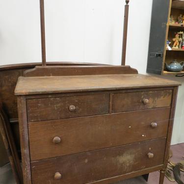 knee length dresses for ladies 1940s Simmons Steel Highboy Dresser w/ Mirror main image 0