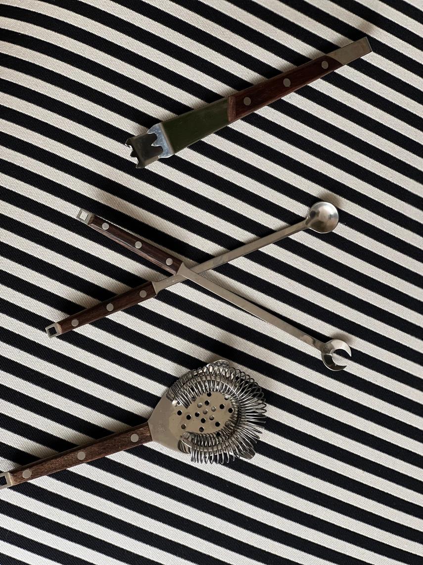 Japanese Cocktail Tools Set of 4 Porter James of New York Greenpoint Brooklyn, NY