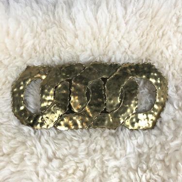 Vintage Modernist Belt Buckle California Design Mid Century Eames Jack Boyd Era
