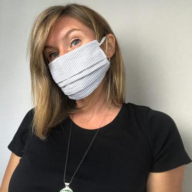Seersucker Face Mask 