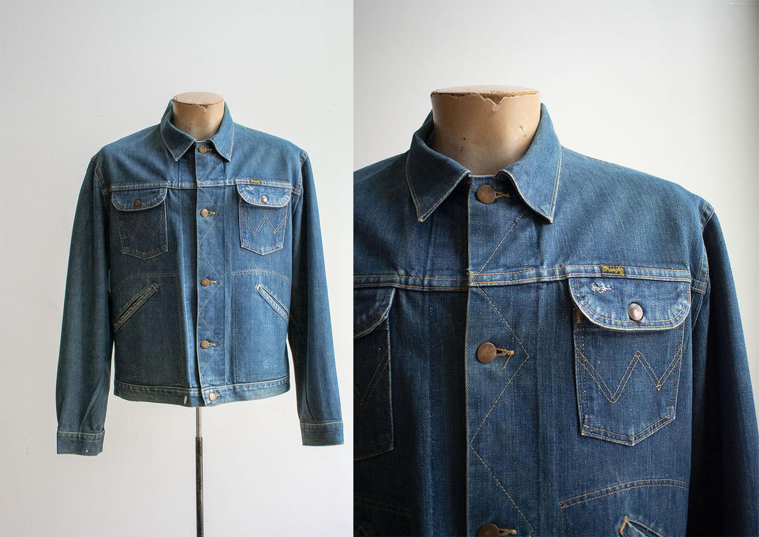 Vintage Wrangler Denim Jacket / Vintage Wrangler Jean Jacket