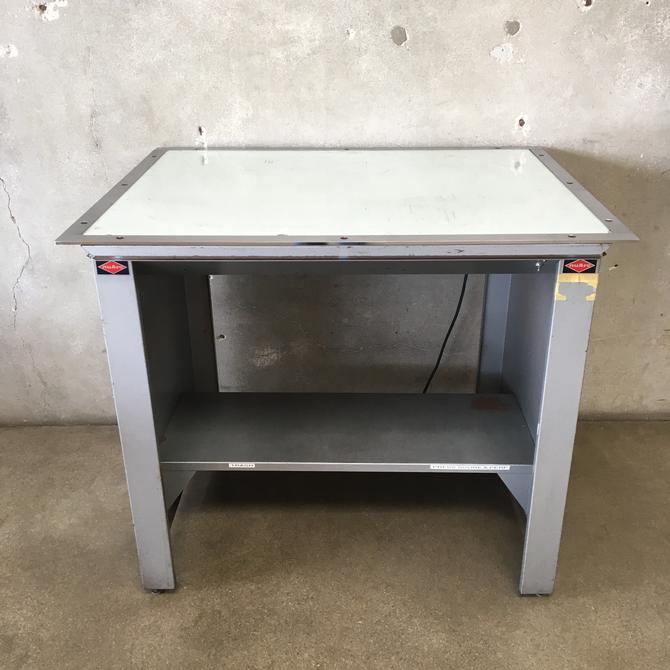 Vintage light sale table