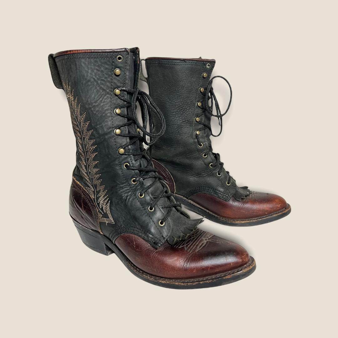 Women's kiltie boots hotsell